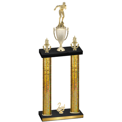Double Gold Glacier Second Place Swimming Trophy