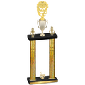Double Gold Glacier Second Place Pickleball Trophy