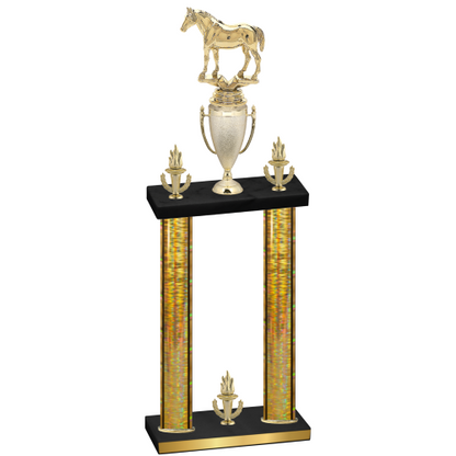 Double Gold Glacier Victory Horses Trophy