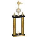 Double Gold Glacier Second Place Karate Trophy