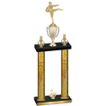 Double Gold Glacier Second Place Karate Trophy