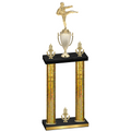 Double Gold Glacier Victory Karate Trophy