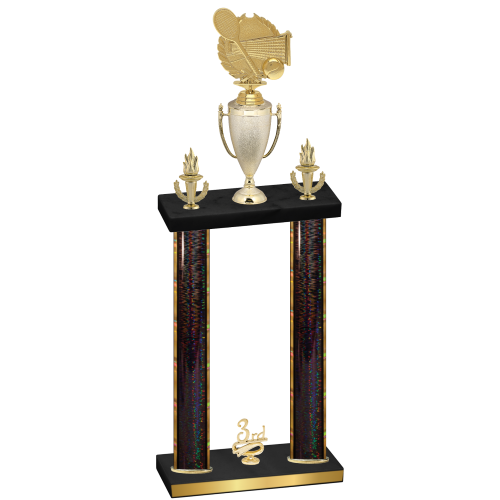 Double Black Glacier Third Place Tennis Trophy
