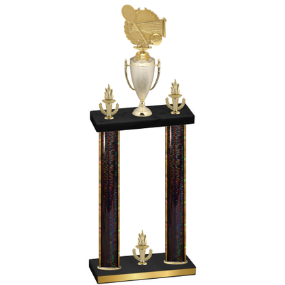 Double Black Glacier Victory Tennis Trophy