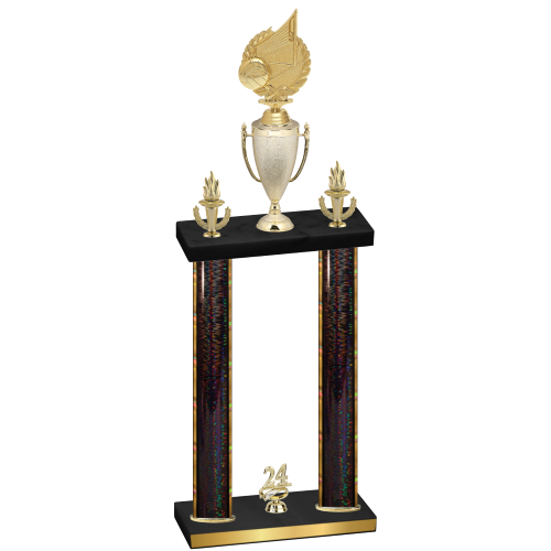Double Black Glacier Year Volleyball Trophy