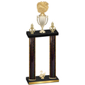 Double Black Glacier Second Place Cheerleading Trophy