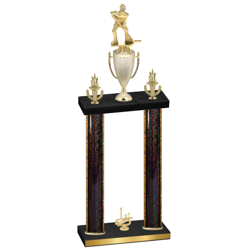 Double Black Glacier First Place Hockey Trophy