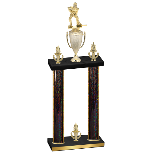 Double Black Glacier Victory Hockey Trophy