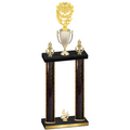 Double Black Glacier Fourth Place Pickleball Trophy