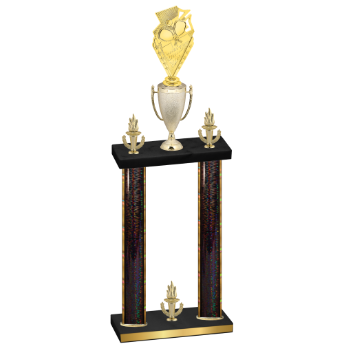 Double Black Glacier Victory Pickleball Trophy