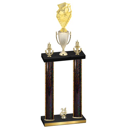 Double Black Glacier Year Pickleball Trophy