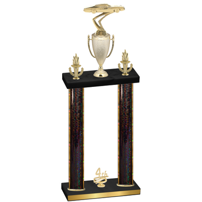 Double Black Glacier Fourth Place Cars Trophy
