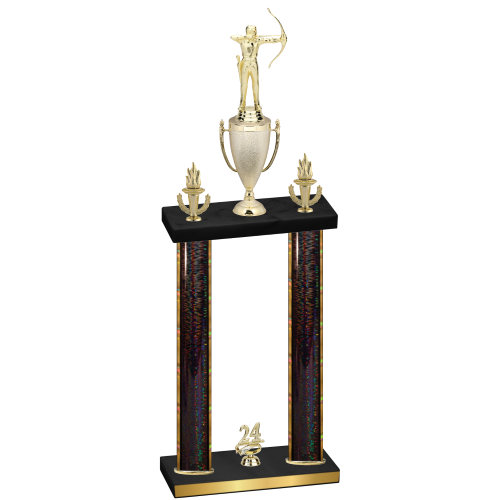 Double Black Glacier Year Archery Trophy