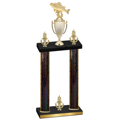 Double Black Glacier Victory Fishing Trophy