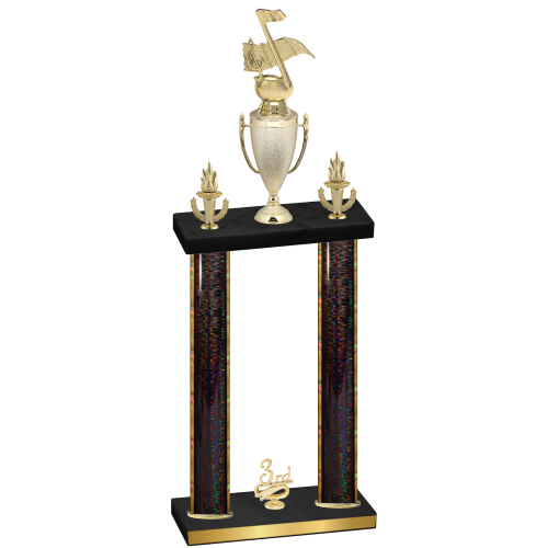 Double Black Glacier Third Place Music Trophy
