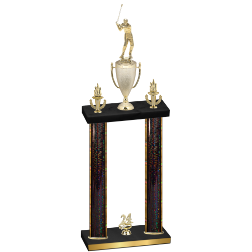 Double Black Glacier Year Golf Trophy