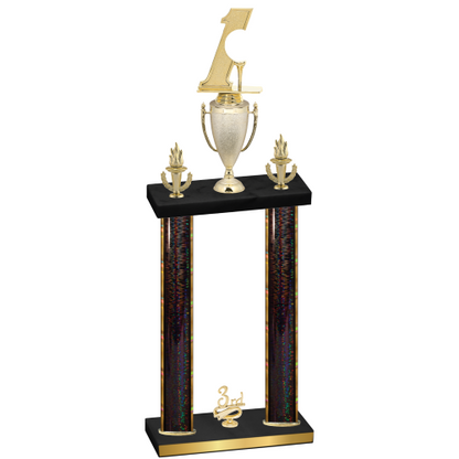 Double Black Glacier Third Place Golf Trophy