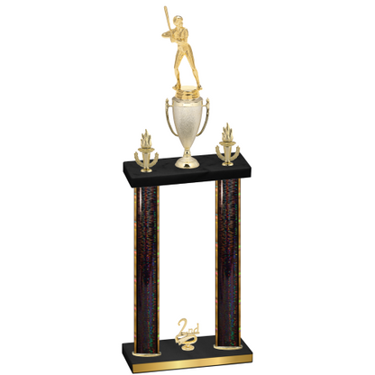 Double Black Glacier Second Place Softball Trophy