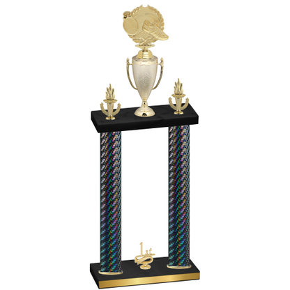 Double Black Carbon Fiber First Place Running Trophy