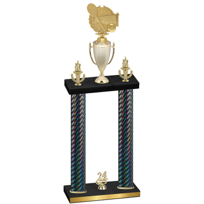 Double Black Carbon Fiber Year Tennis Trophy