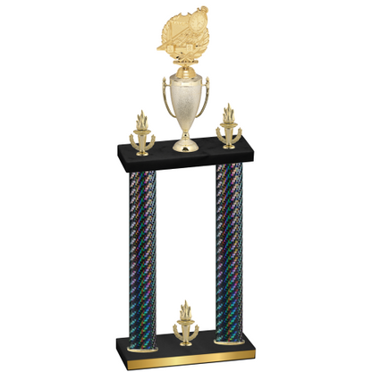 Double Black Carbon Fiber Victory Swimming Trophy