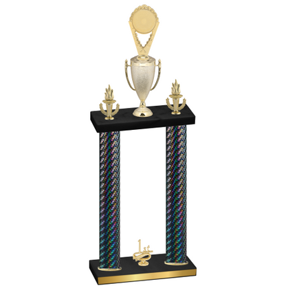 Double Black Carbon Fiber First Place Insert Trophy