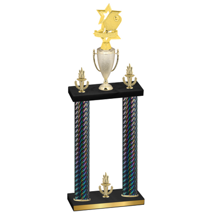 Double Black Carbon Fiber Victory Pickleball Trophy