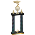 Double Black Carbon Fiber Fourth Place Cars Trophy