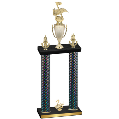 Double Black Carbon Fiber Second Place Music Trophy