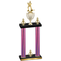 Double Pink Carbon Fiber Victory Hockey Trophy