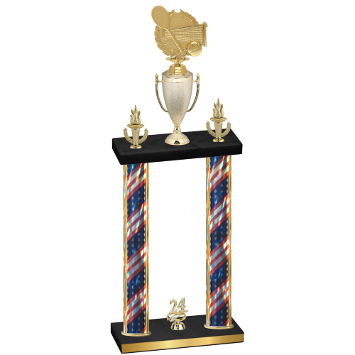 Double Flag USA Year Tennis Trophy