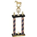 Double Flag USA Second Place Horses Trophy