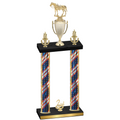 Double Flag USA Second Place Horses Trophy