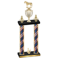 Double Flag USA Third Place Horses Trophy