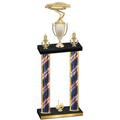 Double Flag USA First Place Cars Trophy