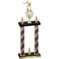 Double Flag USA Victory Shooter Trophy