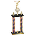 Double Flag USA First Place Weights Trophy