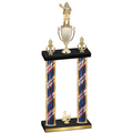 Double Flag USA Third Place Holiday Trophy