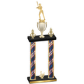 Double Flag USA Third Place Softball Trophy