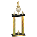 Double Gold Carbon Fiber Victory Hockey Trophy