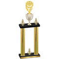 Double Gold Carbon Fiber Victory Pickleball Trophy