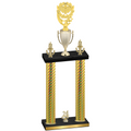 Double Gold Carbon Fiber Year Pickleball Trophy