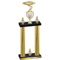 Double Gold Carbon Fiber Victory Cars Trophy