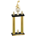 Double Gold Carbon Fiber Victory Golf Trophy