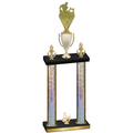 Double Silver Glacier Third Place Rugby Trophy