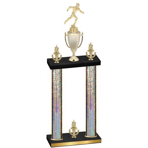 Double Silver Glacier Victory Running Trophy