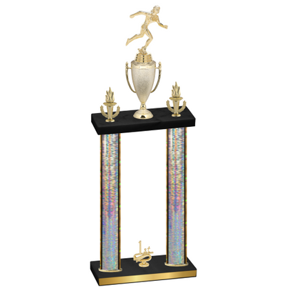 Double Silver Glacier First Place Running Trophy