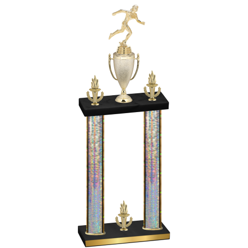 Double Silver Glacier Victory Running Trophy