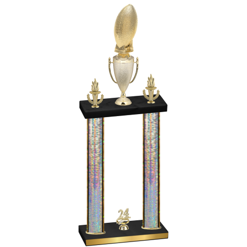 Double Silver Glacier Year Football Trophy