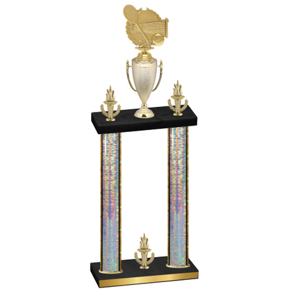 Double Silver Glacier Victory Tennis Trophy